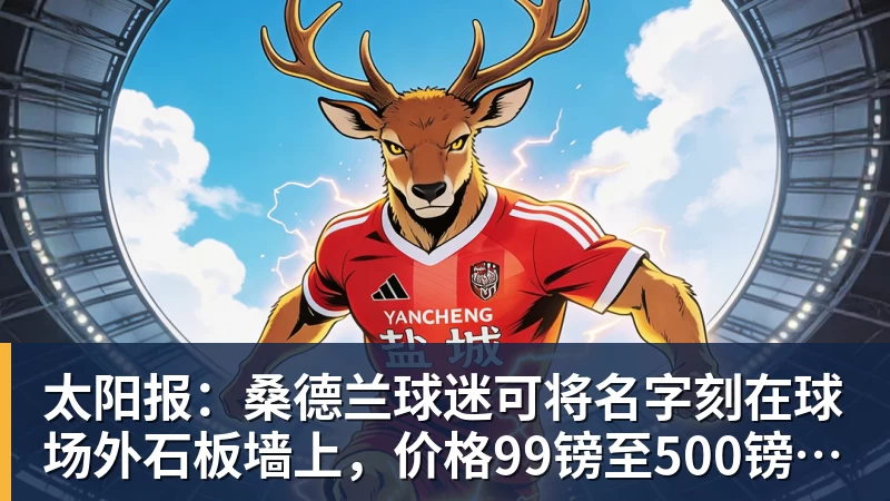 太阳报：桑德兰球迷可将名字刻在球场外石板墙上，价格99镑至500镑不等